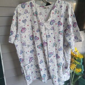 Women 3x scrub shirt